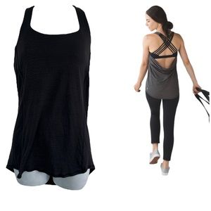 Lululemon Wild Tank with built in sport bra size 6